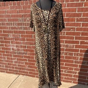 Leopard Hi Lo Dress